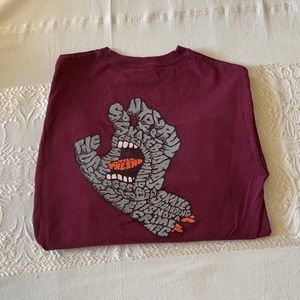 Maroon Santa Cruz long sleeve